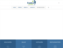 Tablet Screenshot of fontesuniformes.com